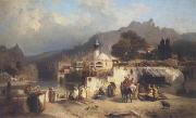 Paul von Franken Paul von Franken. View of Tiflis Germany oil painting artist